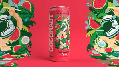 COCONAUT with Melon Juice